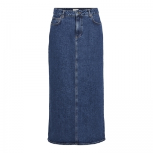 OBJELLEN MW LONG DENIM SKIRT N 179832 Medium B