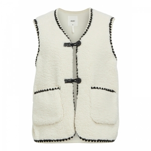 OBJPAULINE WAISTCOAT 134 238095 White Sa