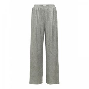 OBJLOUISE SUTANNA MW WIDE PANT 192878 Silver