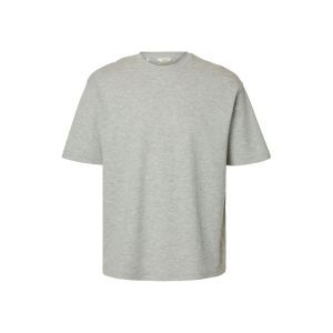 SLMLOOSEOSCAR SS O-NECK TEE NO 178992 Light Gr