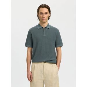 SLMCRAN SS KNIT STRUCTURE ZIP 180092 Balsam G