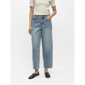 OBJMIU ZOE MW BARREL ANKLE JEA 178832 Light Bl