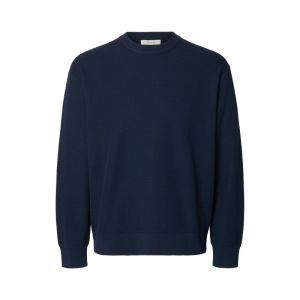 SLMTORN LS STRUCTURE CREW NECK 178814 Navy Bla